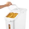 Rice Storage Container, 11.4Gallon/50L Capacity Large Dog Food Dispenser Bin, Kitchen Ingredient Grain Cereal Flour Bin