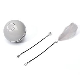 LED Laser Electronic Rolling Pet Funny Cat Toy Ball (Option: GaryRecharge)