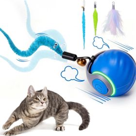 Cat Toy Ball (Option: Blue)